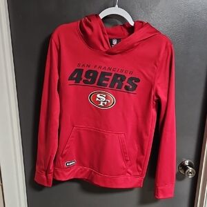 NFL Team Apparel Red Youth Hoodie